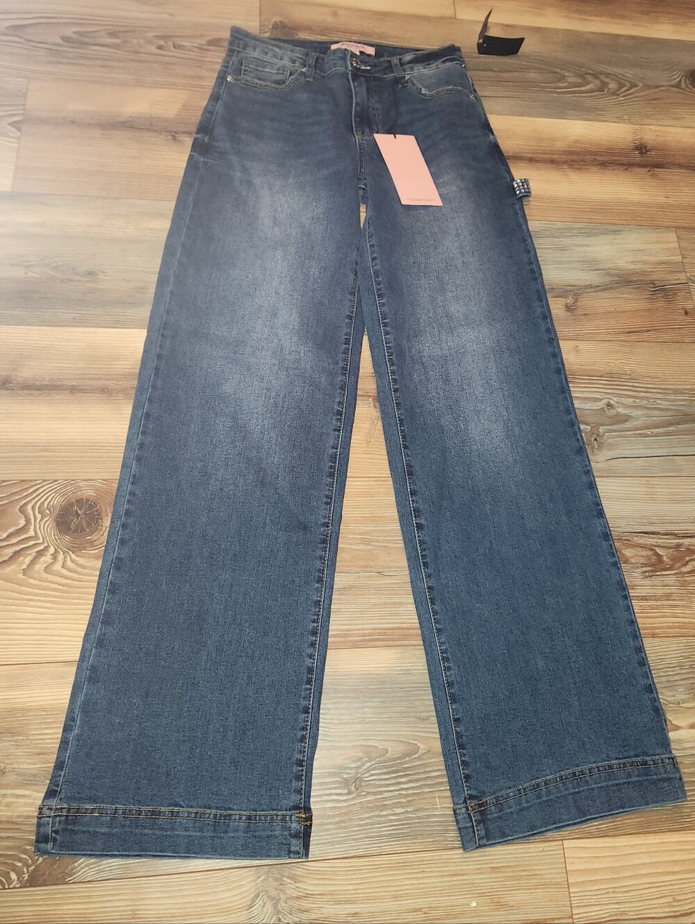 Juicy Couture Wide Leg Women's Jeans in Faded Blue Size 1/25 - Picture 1 of 6